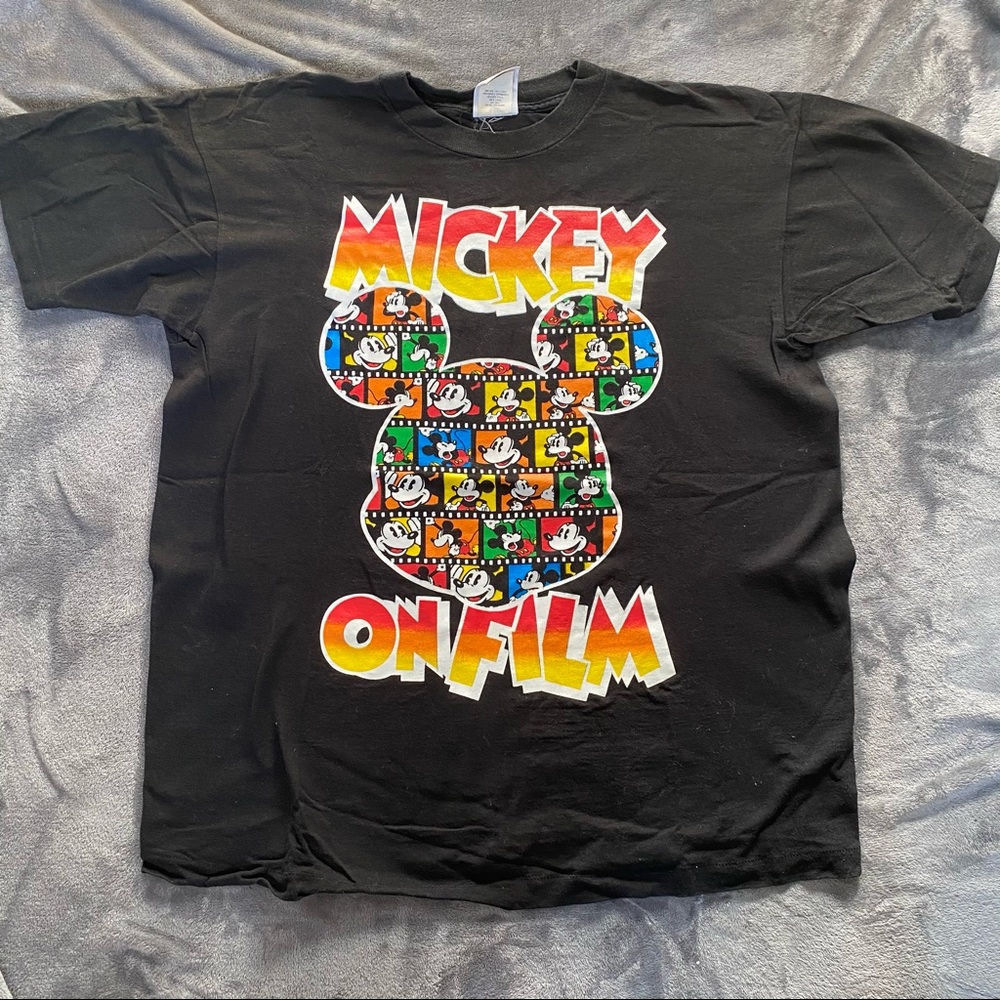 VNTG MICKEY AND CO MICKEY ON FILM DISNEY TEE